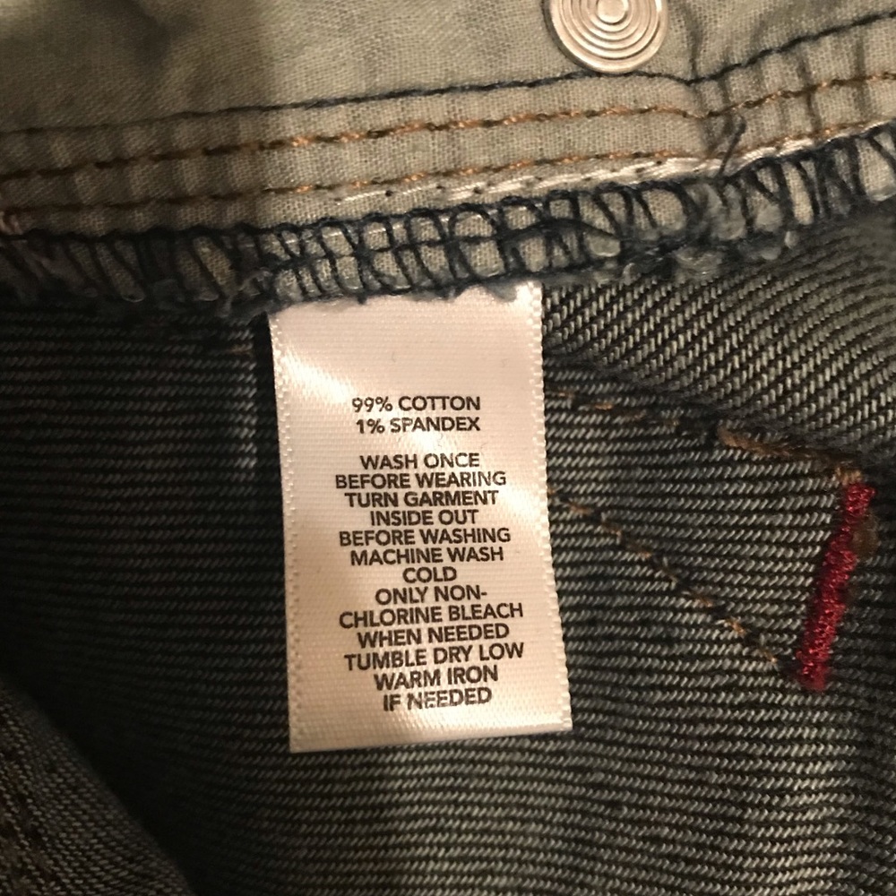 LOFT modern straight dark jeans - Picture 4 of 4